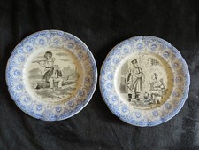 Assiettes dessert ancienne d'occasion  Montluçon