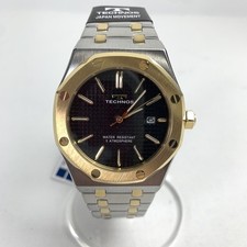 Relógio masculino Technos T9C07Tb 10 Off mostrador dourado prata preto, usado comprar usado  Enviando para Brazil