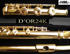 24kt gold querflöte gebraucht kaufen  Hamm