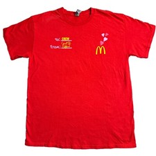 Autêntica Camiseta Masculina Cardi B Offset Crew 2023 Funcionário McDonald’s Vermelha Grande G comprar usado  Enviando para Brazil