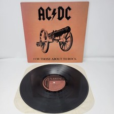 AC/DC "For Those About To Rock" Vinyl LP 1981 Atlantic Records Gatefold Album comprar usado  Enviando para Brazil