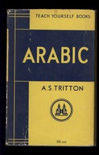 Teach Yourself ARABIC by A. S. Tritton * 1954 HB/DJ bought in BAGHDAD '56, usado comprar usado  Enviando para Brazil