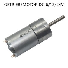 Getriebemotor DC 6/12/24V Lange Welle Metall Getriebe Motor 12-1360RPM JGA25-370 comprar usado  Enviando para Brazil