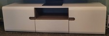 Modern white stand for sale  MANCHESTER