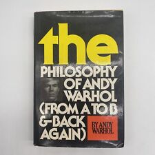Signed First Edition Philosophy Of Andy Warhol Hardcover With Sketched Soup Can comprar usado  Enviando para Brazil
