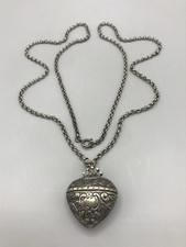 Antike kette herz gebraucht kaufen  Germering