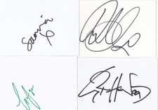 Autographs job lot for sale  BRIERLEY HILL