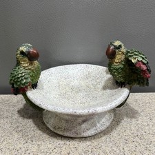Vtg parrots birdbath for sale  Dayton