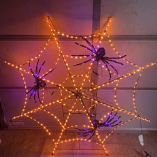 Lighted spider web for sale  Poughkeepsie