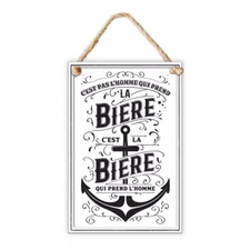 Plaque métal biére d'occasion  Aucamville