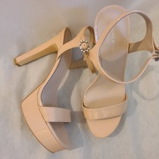 Sandália plataforma Stuart Weitzman feminina Dazzle 130 tamanho 10, usado comprar usado  Enviando para Brazil