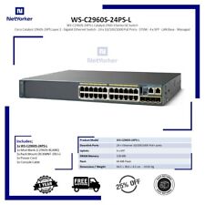 Switch Gigabit Cisco WS-C2960S-24PS-L 24 Portas PoE+ - Frete no Mesmo Dia comprar usado  Enviando para Brazil