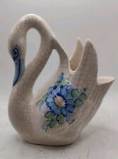 Vintage floral swan for sale  WHITCHURCH