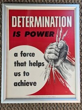 Poster motivational determinat for sale  West Bloomfield
