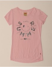 Vestido camiseta gráfico LEVI'S meninas 15-16 anos rosa AT02 comprar usado Vestido camiseta gráfico LEVI'S meninas 15-16 anos rosa AT02 comprar usado  Enviando para Brazil