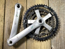 PEDIVELA VINTAGE SHIMANO ALTUS A20 MTB MOUNTAIN BIKE JAPÃO 175MM 48-38-28 USADA comprar usado  Enviando para Brazil