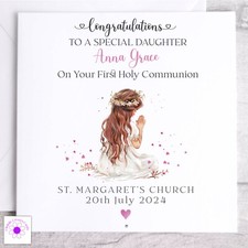 Personalised first holy for sale  ROSSENDALE