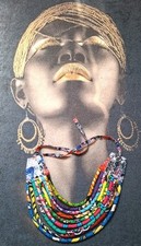 Modeschmuck afrikanische stoff gebraucht kaufen  Zepernick