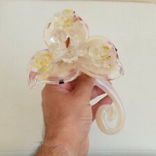 Soprammobile fiore vetro usato  Francavilla Fontana