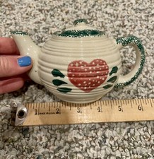 Spongeware teapot hermitage for sale  Albion