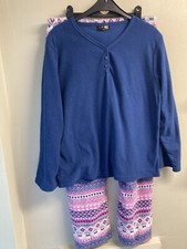Ladies fleece pyjamas for sale  CHESTERFIELD