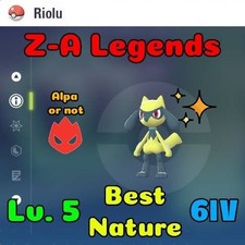 Usado, Pokemon ZA Legends - Shiny Riolu 6IV Lv 5 Best Nature [Alpha] comprar usado  Enviando para Brazil
