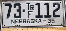 Vintage nebraska 1935 for sale  Greenfield