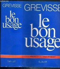 Bon usage grammaire d'occasion  Expédié en Belgium