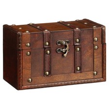 Wooden treasure chest for sale  MANCHESTER