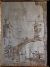 Venezia acquerello china usato  Milano