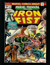 Marvel Premiere #17 VF- Kane Hama 3rd Iron Fist 1st Triple-Iron Harold Meachum for sale  Flower Mound
