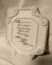 White ceramic 50th for sale  Cataldo