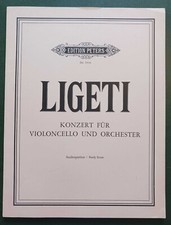 Ligeti cellokonzert studienpar gebraucht kaufen  Stuttgart