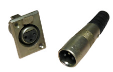 Connector audio 3-PIN WMC UNITRA CANNON male + famale [0ZA]Z8 na sprzedaż  PL