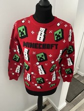 Minecraft christmas sweater for sale  WALSALL