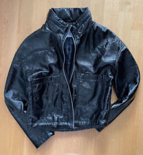 Ajc lacklederjacke schwarz gebraucht kaufen  Essen