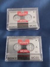 Sony mc60 microcassette usato  San Giuliano di Puglia