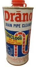 Vintage drano drain for sale  Cuyahoga Falls
