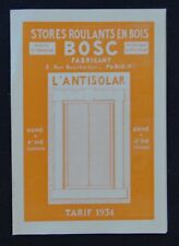 Catalog 1934 bosc d'occasion  Expédié en Belgium