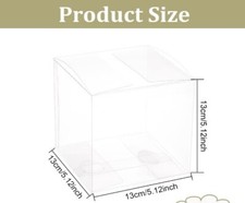 29 peças caixas transparentes 5x5x5" quadradas PVC caixas de presente transparentes para qualquer ocasião comprar usado  Enviando para Brazil
