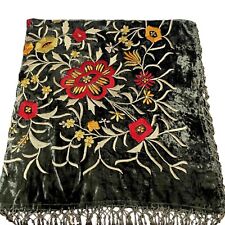 Embroidered green velvet for sale  Dumont