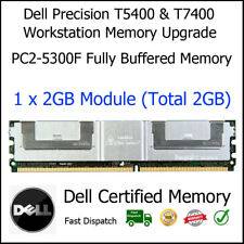 Atualização de memória RAM 2GB PC2-5300F DDR2 ECC Reg Server para Dell Precision T5400 comprar usado  Enviando para Brazil