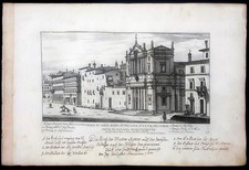 Stampa antica 1690 usato  Roma