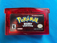 Nintendo GBA Pokemon Ruby versão autêntica testada bateria seca frete grátis rápido, usado comprar usado  Enviando para Brazil