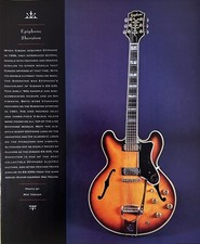 Epiphone Sheraton guitarra foto impressão anúncio - Sunburst, Mac Yasuda comprar usado  Enviando para Brazil
