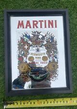 Martini mirror black for sale  WEDNESBURY