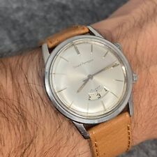 RELÓGIO SUÍÇO GIRARD PERREGAUX ALARME AÇO INOXIDÁVEL CORDA MANUAL COMO 1475 Ca. 1960 comprar usado  Enviando para Brazil