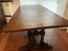Oak refectory dining for sale  LONDON