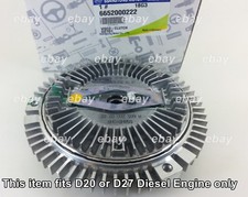 Embreagem viscosa Ssangyong Actyon (esportiva) D20 Kyron D20 D27 6652000222=6652000122 comprar usado  Enviando para Brazil