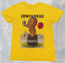 Camiseta unissex festa Oktoberfest alemã com leão Lowenbrau %100 algodão comprar usado  Enviando para Brazil